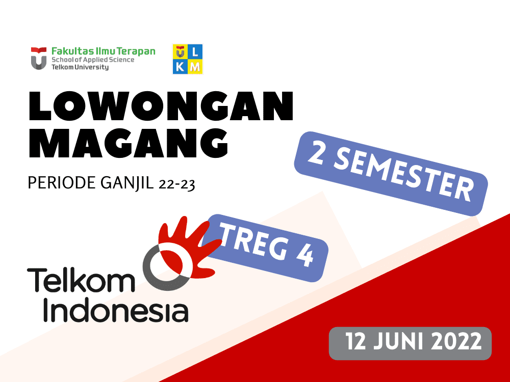 Lowongan Magang 2 Semester Telkom Regional (TREG) 4