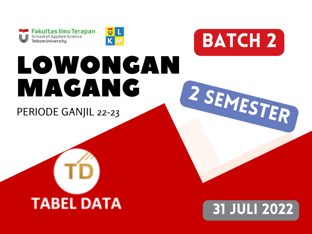 [BATCH 2] Magang Fakultas - PT. Tabel Data Informatika Periode Semester Ganjil TA 2022-2023