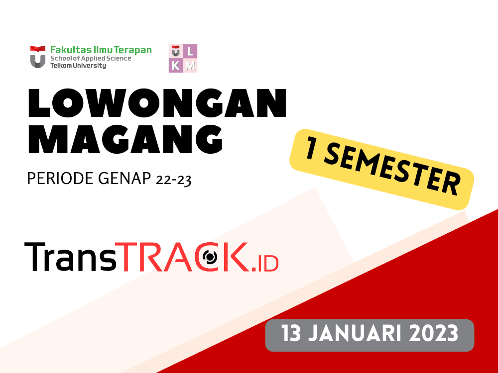 Lowongan Magang 1 Semester TransTrack.ID (Marketing)