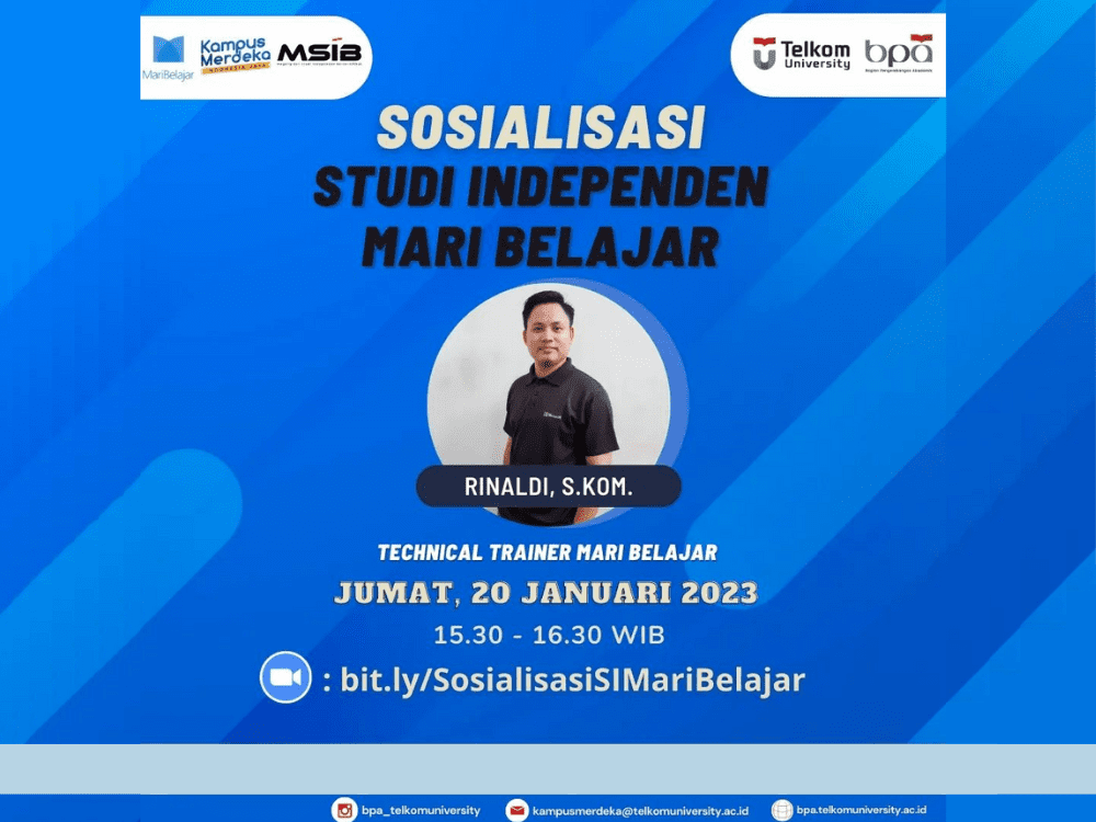 Sosialisasi Program Studi Independen dari PT Mari Belajar Indonesia Cerdas 2023