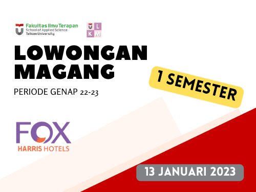 Magang Fakultas 1 Semester - FOX Harris City Center Bandung Periode Semester Genap TA 2022-2023