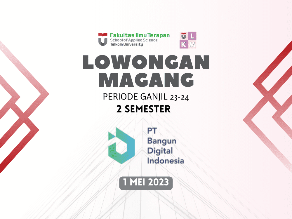 Lowongan Magang 2 Semester PT Bangun Digital Indonesia 2023-1