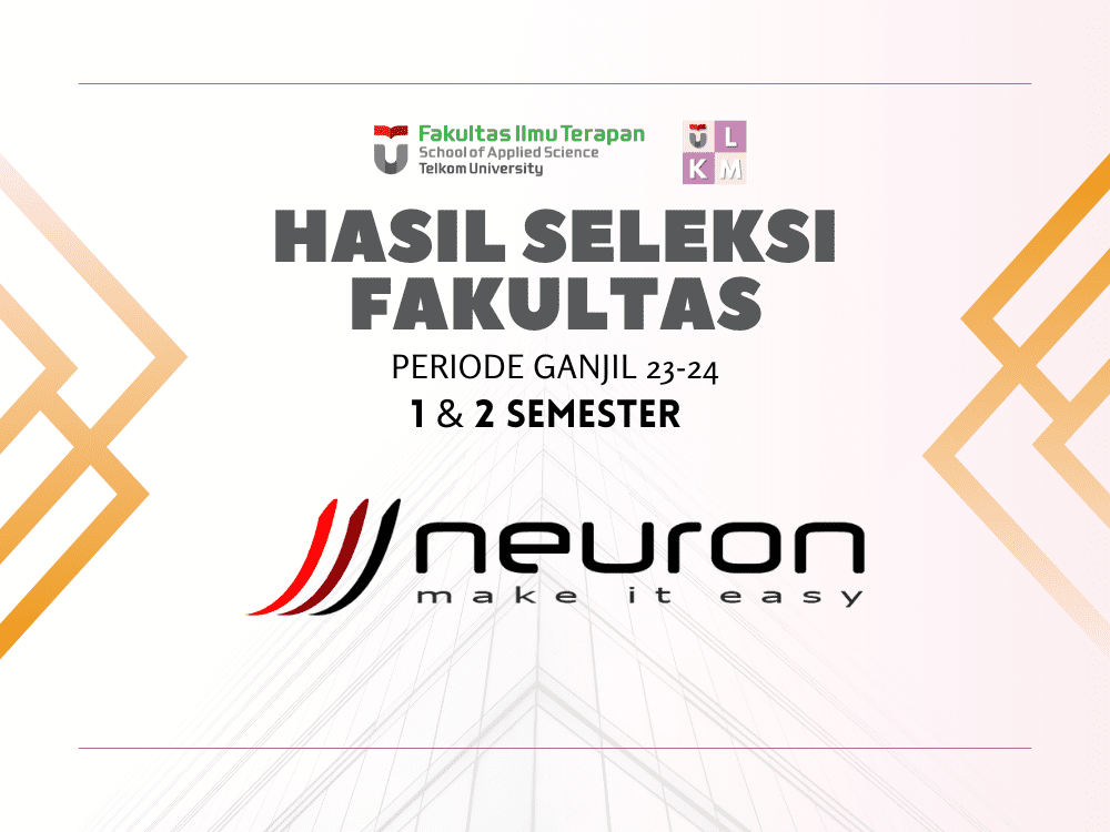 Pengumuman seleksi fakultas Perusahaan PT Neuronworks Indonesia 2023-1