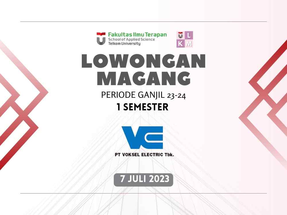 Magang Fakultas 1 Semester - PT Voksel Electric Periode Semester Ganjil TA 2023-2024