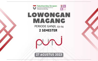 Lowongan Magang 2 Semester Direktorat PuTi Tel-U 2023-1