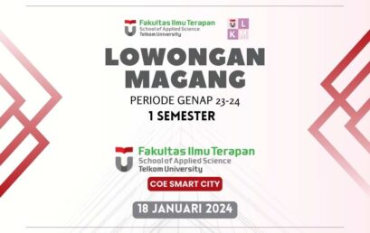 Lowongan Magang 1 Semester CoE Smart City 2023-2