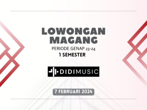 Lowongan Magang 1 Semester PT Manajemen Didi Entertainmen DidiMusic Genap 23-24_LKM_FIT_TelU