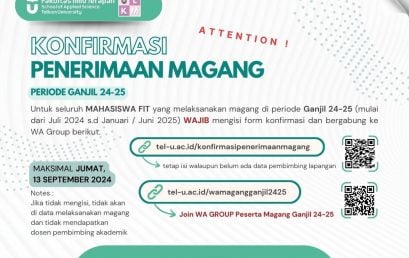 Konfirmasi Penerimaan Magang Mahasiswa Periode Ganjil 24-25