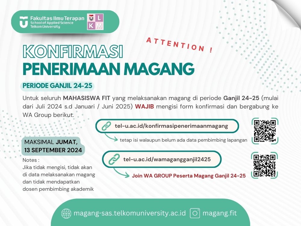 Konfirmasi Penerimaan Magang Mahasiswa Periode Ganjil 24-25