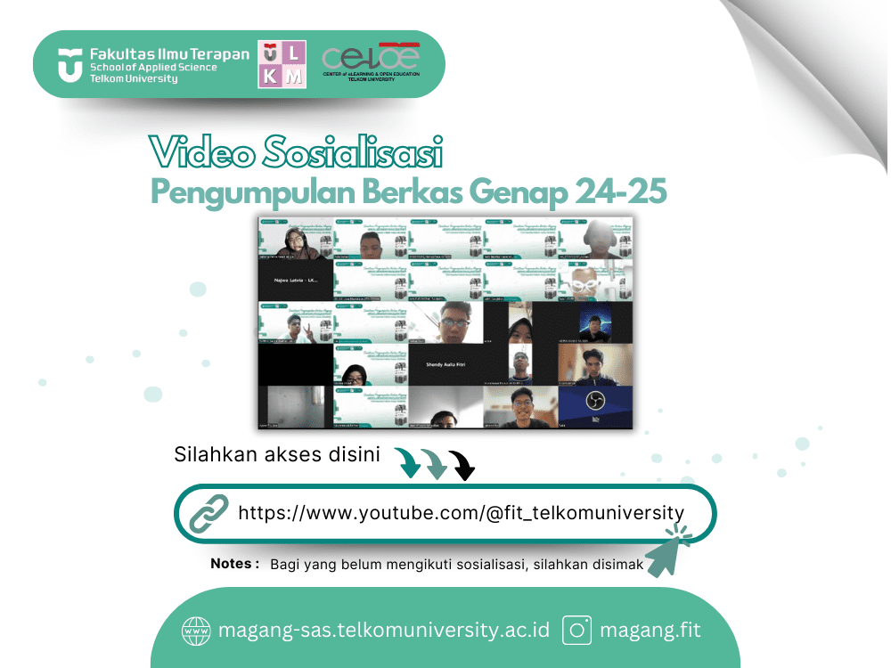 Video Sosialisasi pengumpulan berkas magang Genap 2024/2025 Video Sosialisasi pengumpulan berkas magang Genap 2024/2025