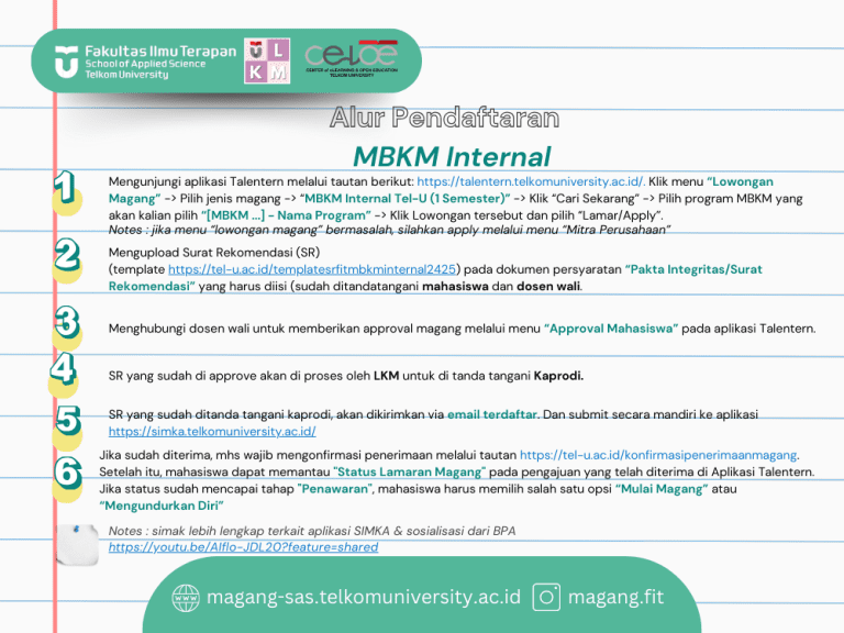alur pendaftaran Magang MBKM Internal dari BPA