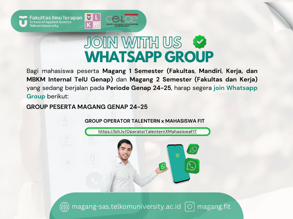 Whatsapp Group OperatorTalenternXMahasiswaFIT Whatsapp Group OperatorTalenternXMahasiswaFIT