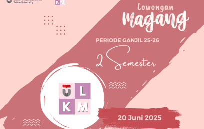 Lowongan Magang 1 Semester LKM Fakultas Ilmu Terapan TelU 25/26 1