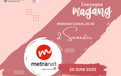 Lowongan Magang 2 Semester PT Metranet 25/26 1